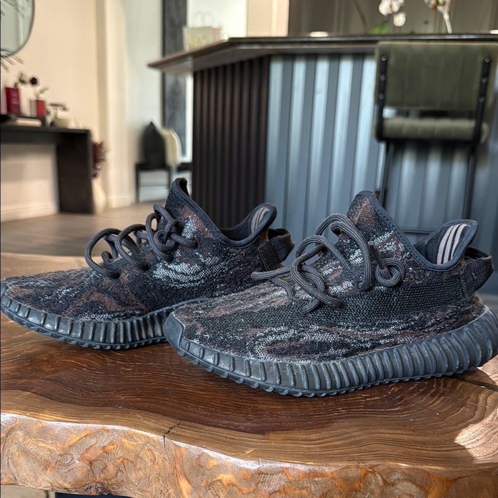 Yeezy Black and Gray Sneakers